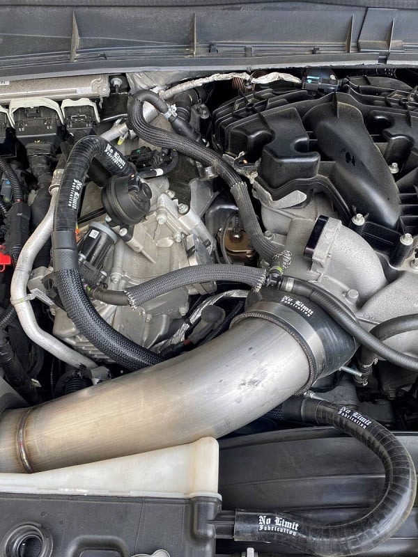 No Limit Fabrication Secondary Coolant Line 11-14 Ford 6.7L Powerstroke - Image 3