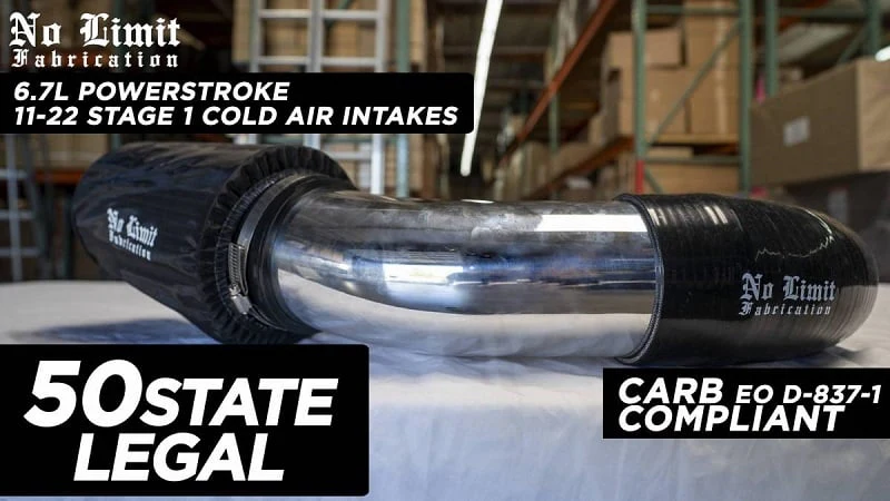 No Limit Fabrication Stage 1 Cold Air Intake 20-23 Ford 6.7L Powerstroke - Image 6