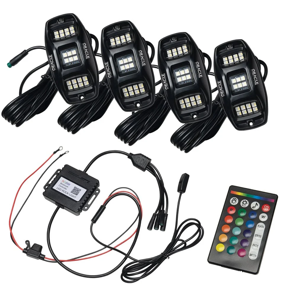 Oracle Lighting Colorshift RGB+W Underbody Wheel Well Rock Light Set - Image 2