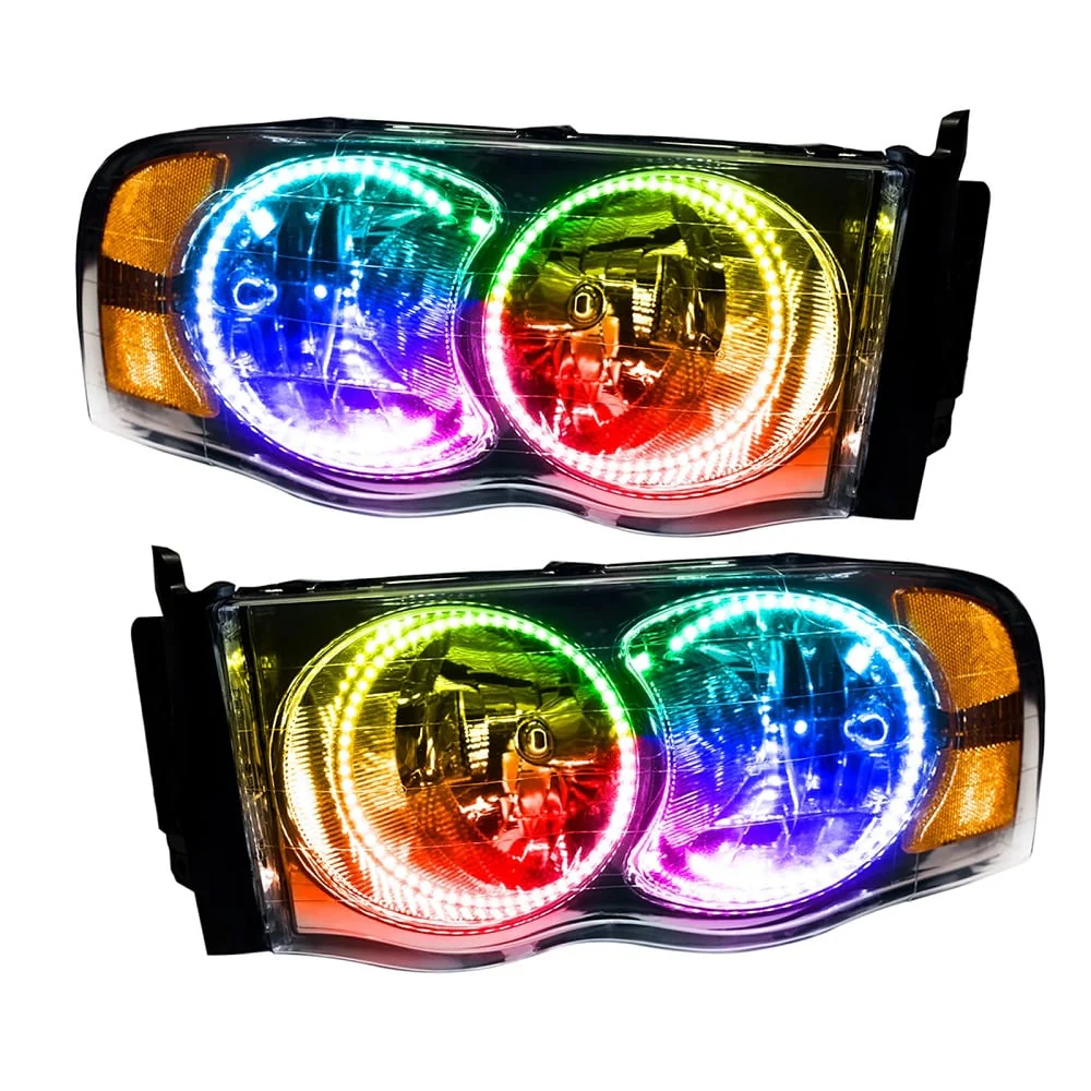 Oracle Lighting LED Pre-Assembled Halo Headlights 03-05 Ram 5.9L Cummins - Image 7