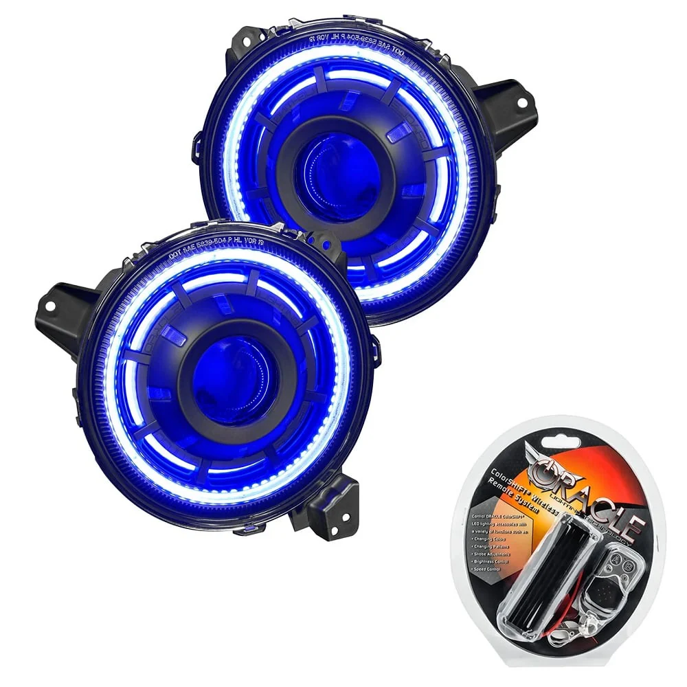 Oracle Lighting LED Pre-Assembled Halo Headlights 20-23 Jeep Wrangler JL / Gladiator JT - Image 7