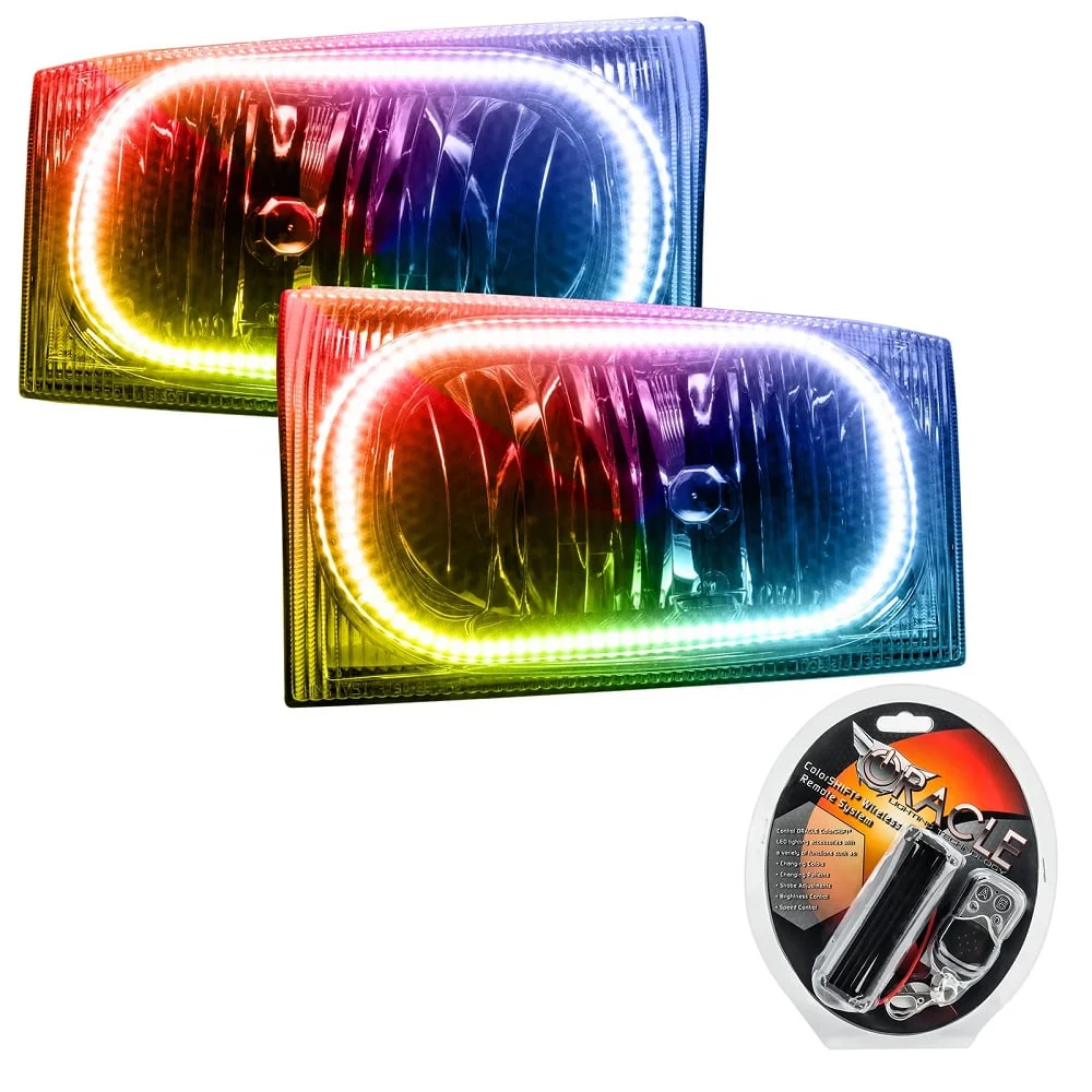 Oracle Lighting LED Pre-Assembled Halo Headlights 99-04 Ford 7.3L Powerstroke - Image 4