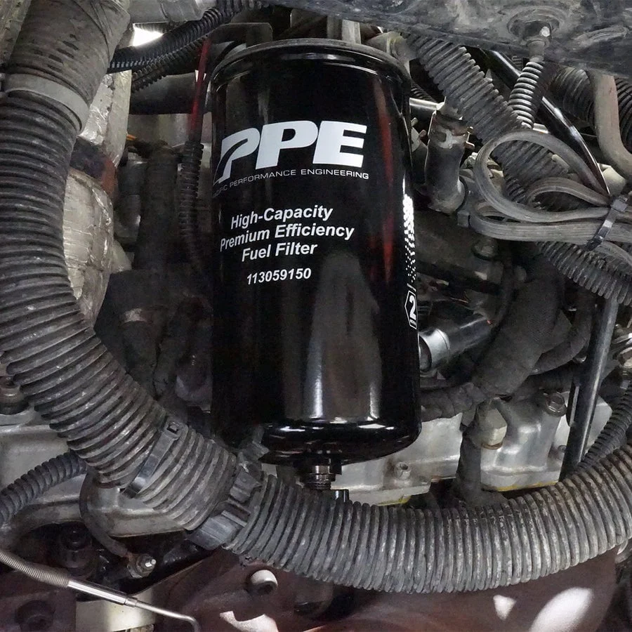 PPE High Capacity Premium Efficiency Fuel Filter 01-16 GM 6.6L Duramax - Image 11