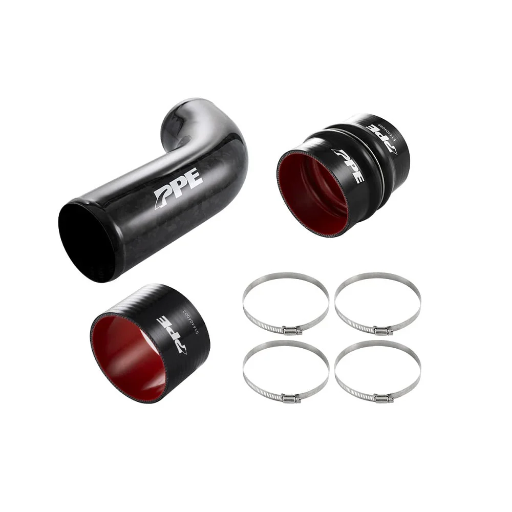 PPE Performance Zilla Carbon Fiber Turbo Inlet Tube 17-19 GM 6.6L Duramax L5P - Image 2