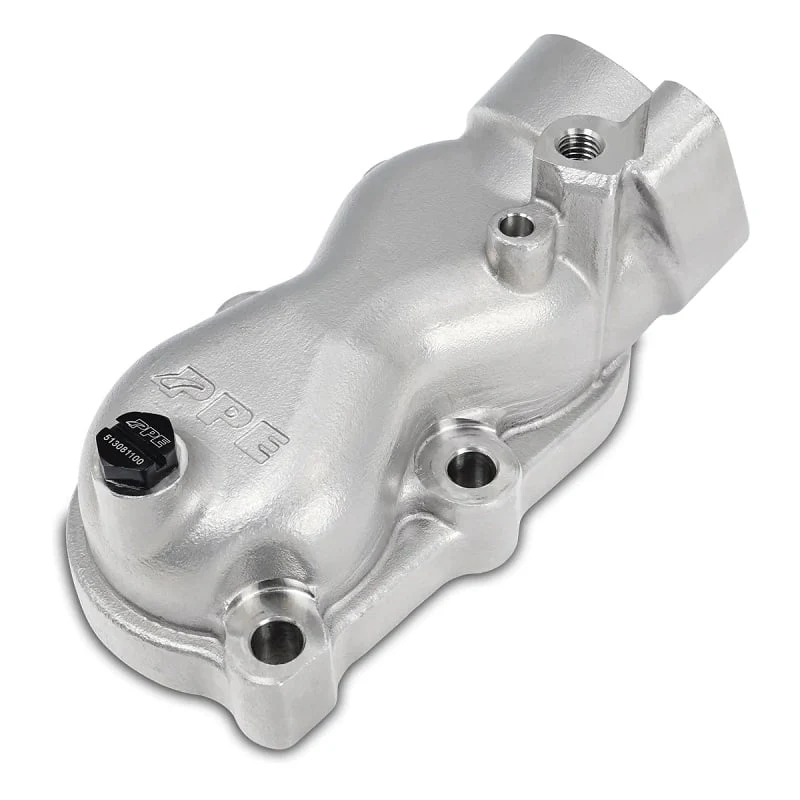 PPE Thermostat Housing Cover With Bleeder Screw 04.5-10 GM 6.6L Duramax LLY/LBZ/LMM - Image 2
