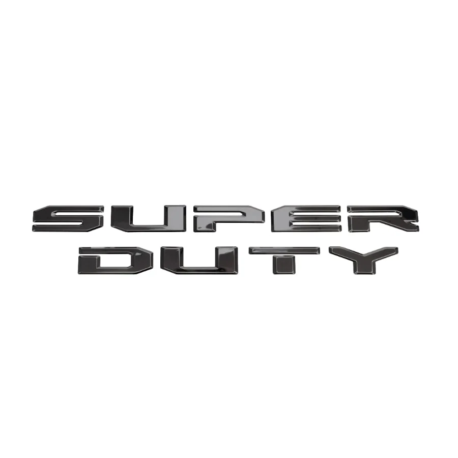 Putco Hood Lettering Kit | Black or Polished | 23-25 Ford F-250/F-350 SuperDuty - Image 5