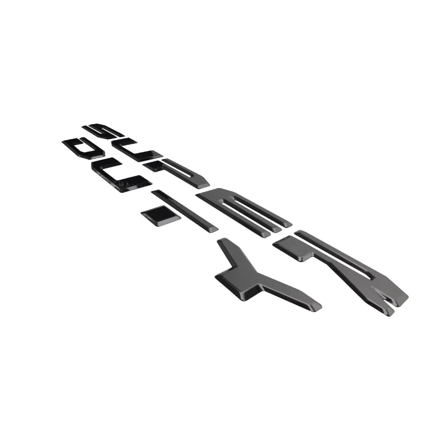 Putco Hood Lettering Kit | Black or Polished | 23-25 Ford F-250/F-350 SuperDuty - Image 6