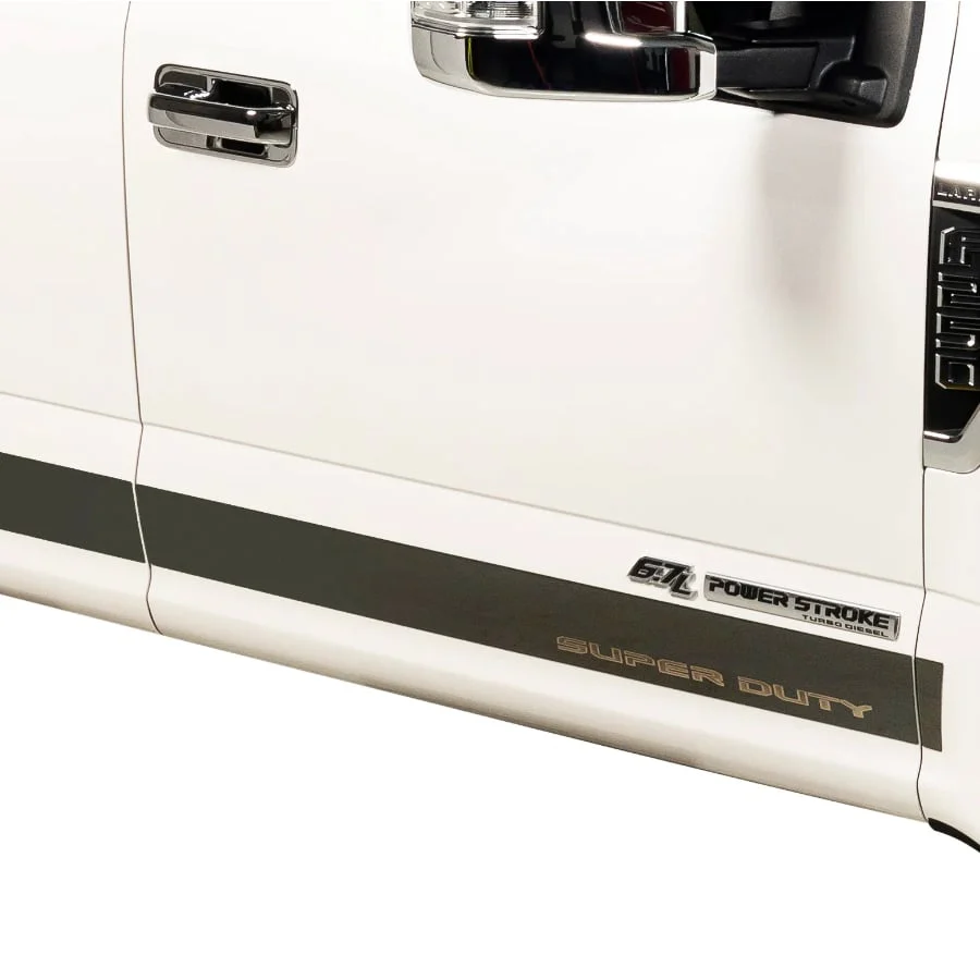 Putco Rocker Panels | Polished or Black | Super or Crew Cab | Standard Bed | 23-24 Ford F-250/F-350 - Image 4