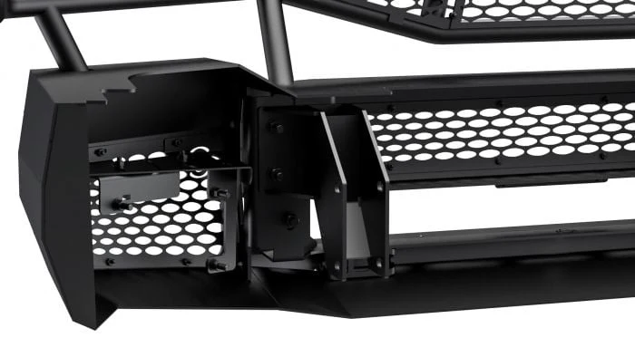 Ranch Hand Midnight Front Bumper With Grille Guard 10-23 Ram 6.7L Cummins 2500/3500 - Image 4