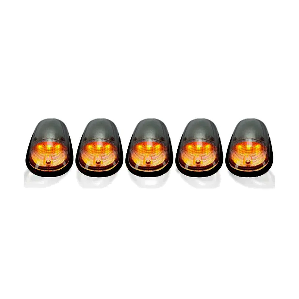 RECON 5 Piece Strobe Clear Lens White or Amber LED Cab Light 03-18 Ram 2500 / 3500 - Image 3