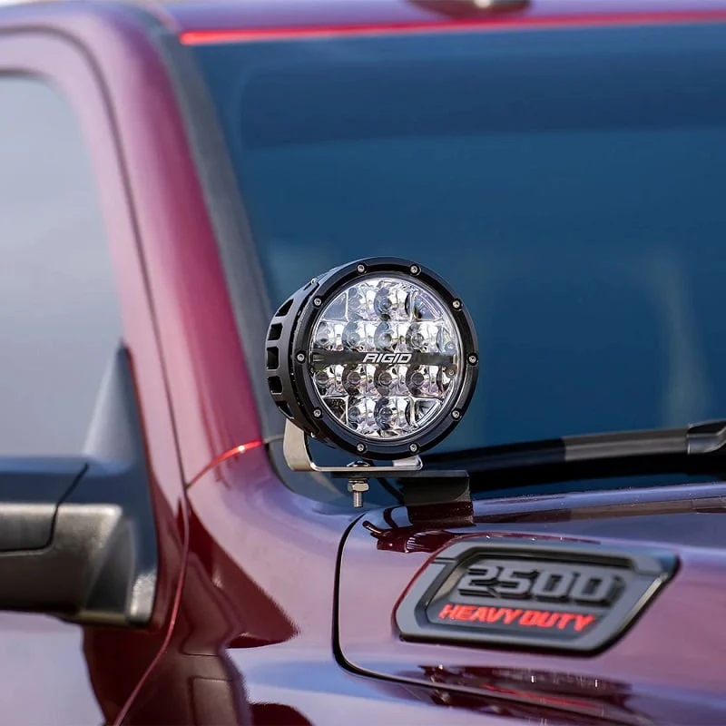 Rigid Industries 46720 A-Pillar 6" 360 Series LED Light Kit 19-23 Ram 2500 / 3500 - Image 7
