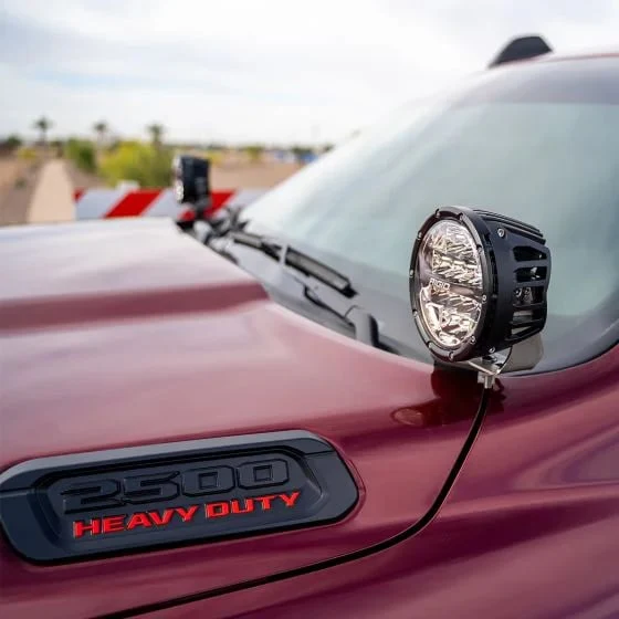 Rigid Industries A-Pillar Light Mounts 19-23 Ram 2500/3500 6.7L Cummins - Image 4