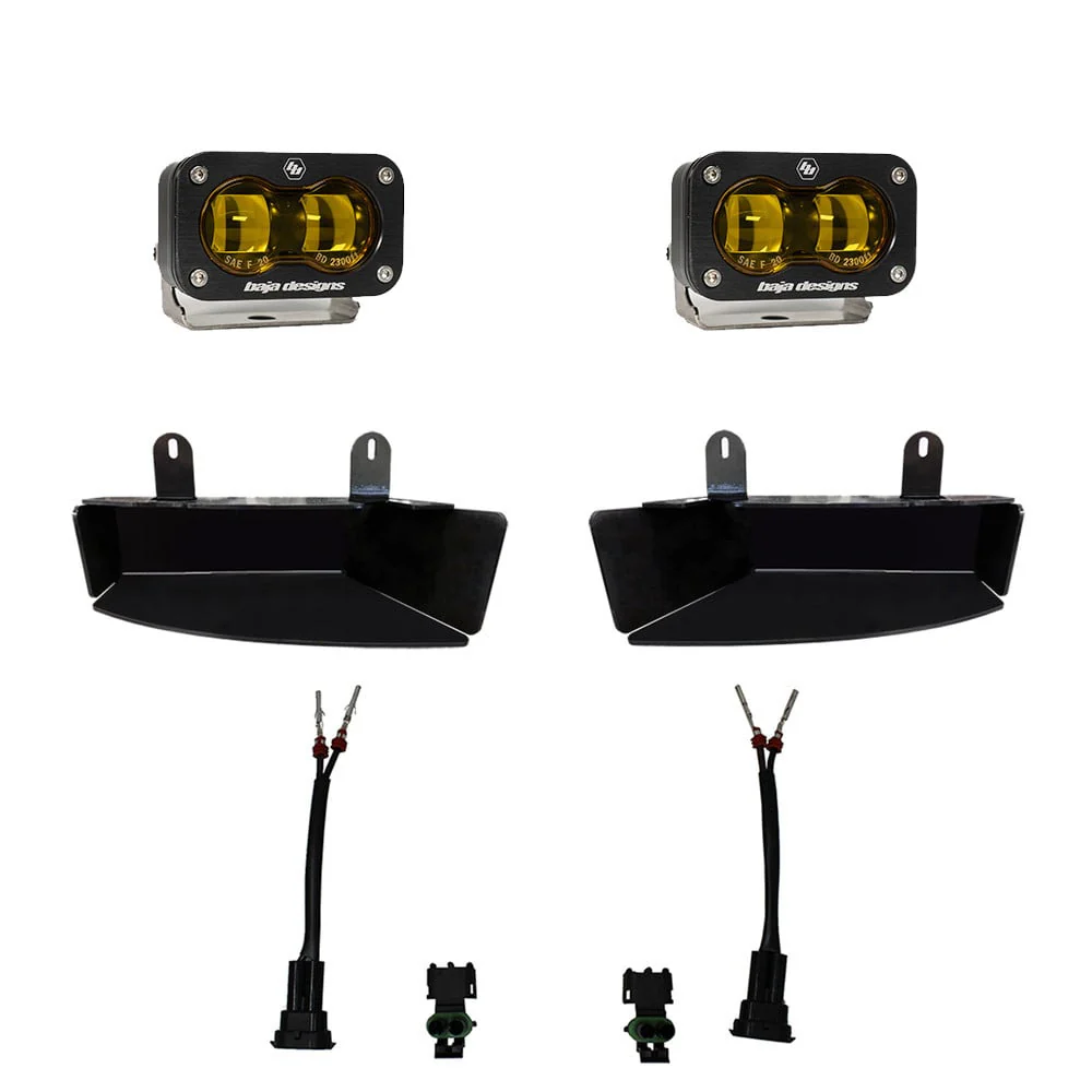 S2 SAE Fog Pocket Light Kit | Clear Amber| 19-22 RAM 2500/3500 - Image 2