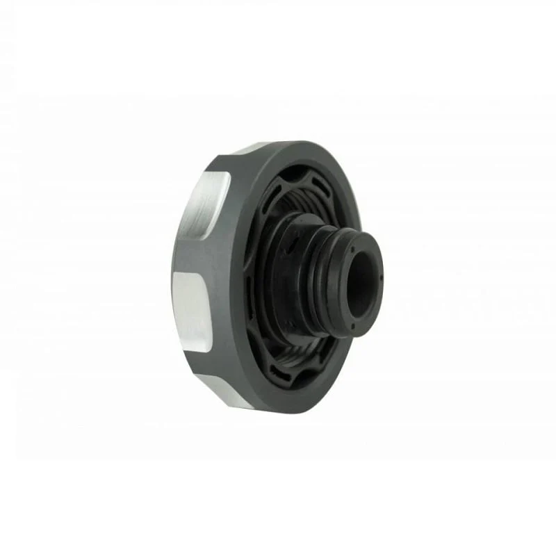 Sinister Diesel Anodized Gray Coolant Reservoir Cap 01-16 GM 6.6L Duramax - Image 4