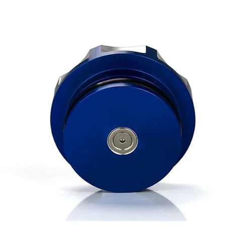 Sinister Diesel Blue Billet Fuel Cap 13-23 Ram 6.7L Cummins - Image 4