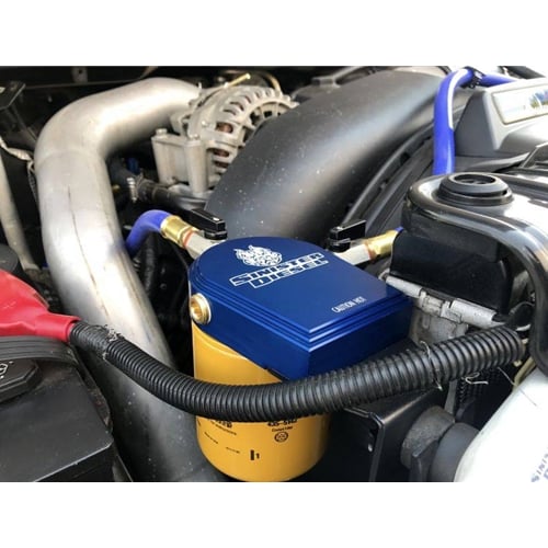Sinister Diesel Coolant Filtration System with Cat Filter 03-07 6.0L Ford Powerstroke - Image 3