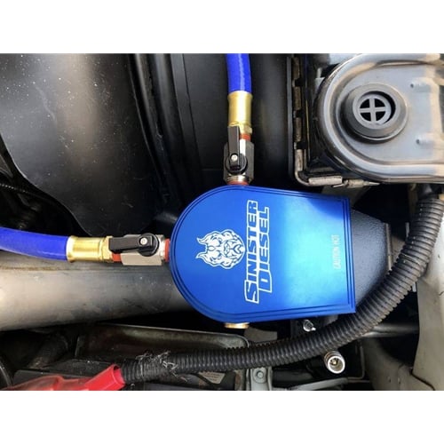 Sinister Diesel Coolant Filtration System with Cat Filter 03-07 6.0L Ford Powerstroke - Image 5