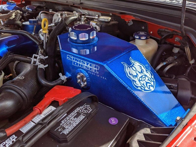 Sinister Diesel Coolant Reservoir Degas Bottle 08-10 6.4L Ford Powerstroke - Image 7