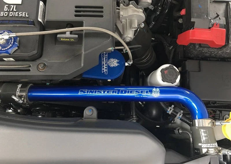 Sinister Diesel Radiator Pipe 19-20 Ram 6.7L 3500 High Output Cummins - Image 8