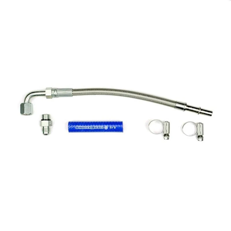 Sinister Diesel Turbo Coolant Feed Line 11-14 Ford 6.7L Powerstroke - Image 2