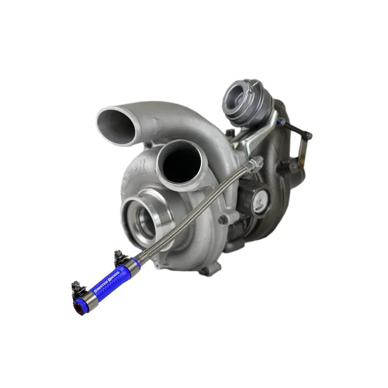 Sinister Diesel Turbo Coolant Feed Line 11-14 Ford 6.7L Powerstroke - Image 9
