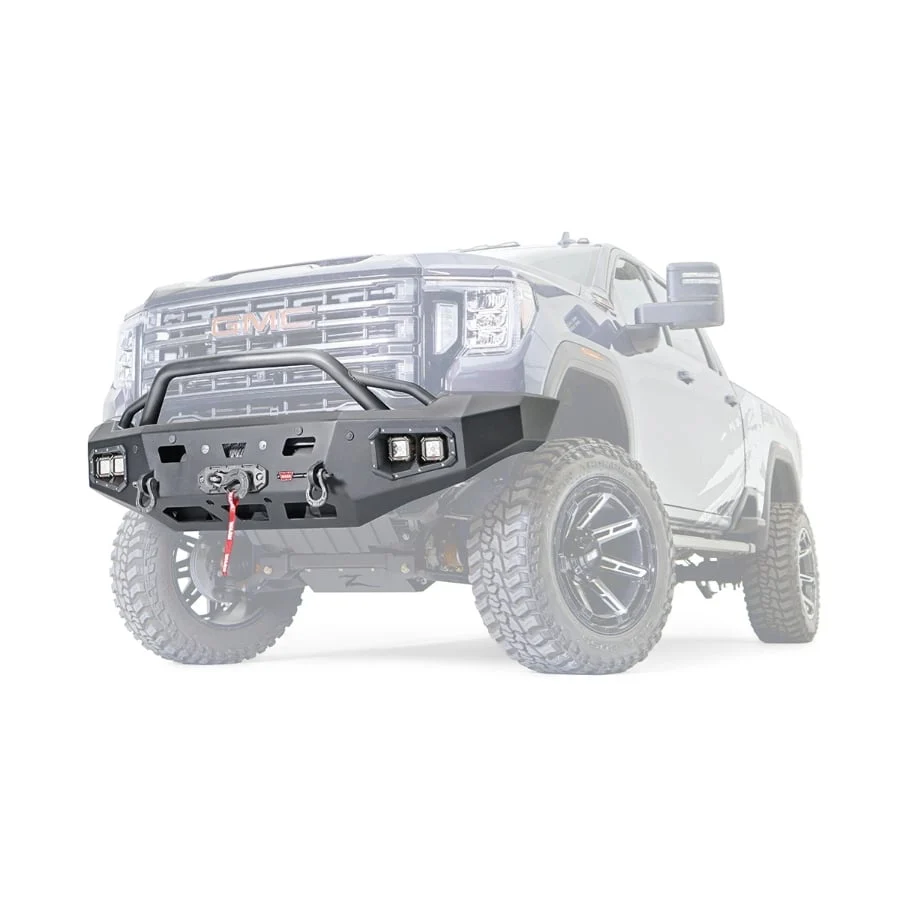 Warn Ascent HD Front Winch Bumpers 20-23 GMC 2500HD/3500 - Image 7