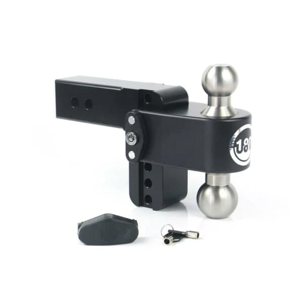 Weigh Safe Black Cerakote 180 Drop Hitch | Designed for use with 2.5" Receiver Hitch - Image 2