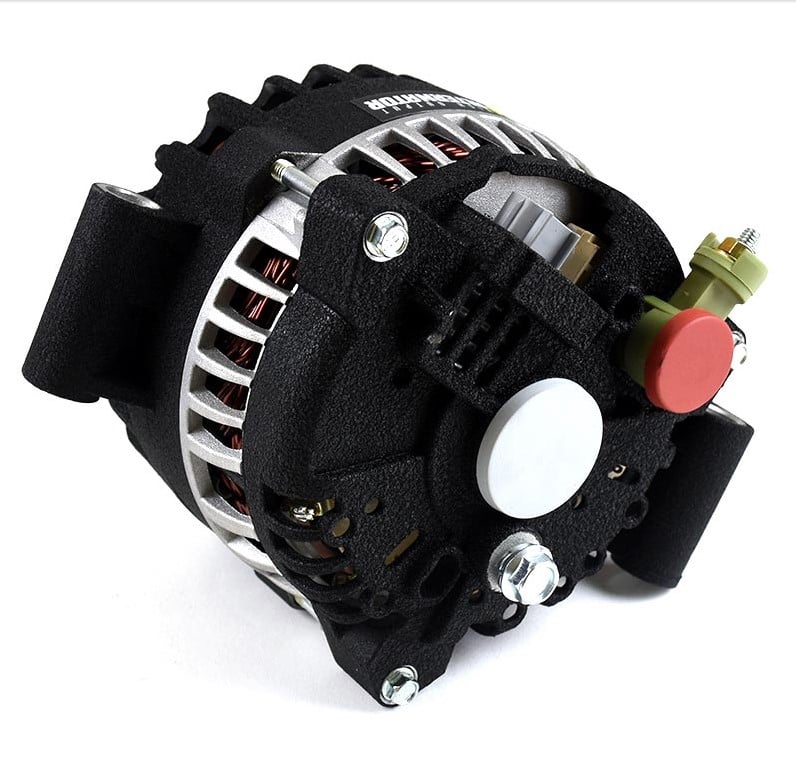 XDP XD348 Wrinkle Black HD High Output Alternator 03-05 Ford 6.0L Powerstroke - Image 4
