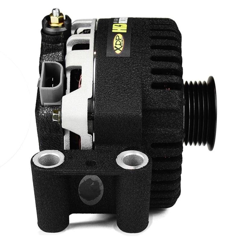 XDP XD358 Wrinkle Black HD High Output Secondary Alternator 03-07 Ford 6.0L Powerstroke - Image 2