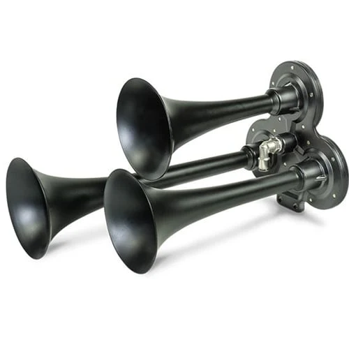 PacBrake HP10237 Premium Triple Air Horn Kit with Compressor and Air Tank - Image 2
