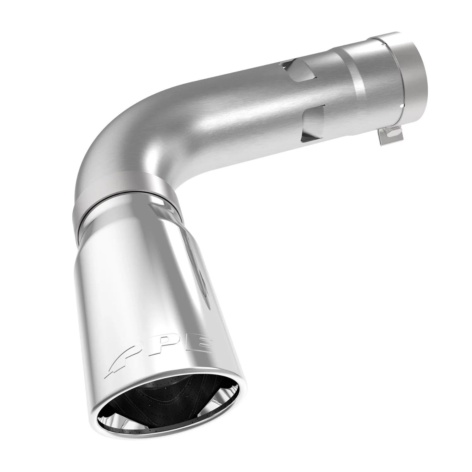 PPE 304 Stainless Steel Exhaust Turn-Out Pipe Upgrade 24-26 GM 6.6L Duramax - Image 4