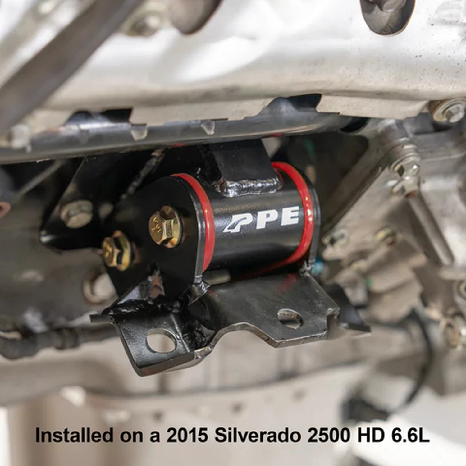 PPE Engine Mount Kit (Pair) HD Silicone Bushings 11-16 GM 6.6L Duramax - Image 2