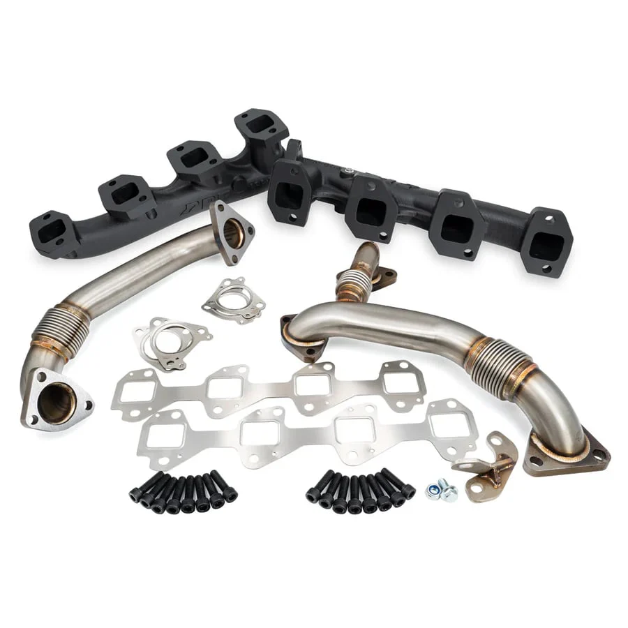 PPE High Flow Exhaust Manifolds with Up-Pipes-50 State Legal 01-10 Duramax - Image 7