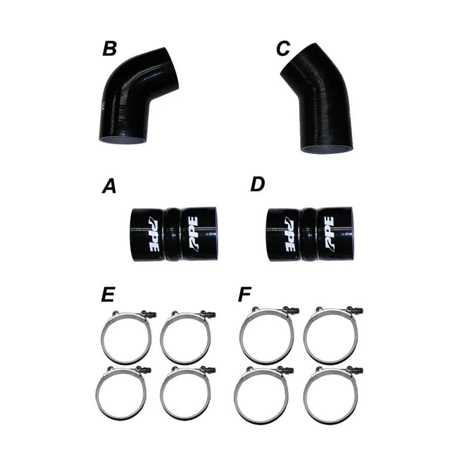 PPE Silicone Hose Kit for Intercooler 01-16 6.6L GM Duramax - Image 3