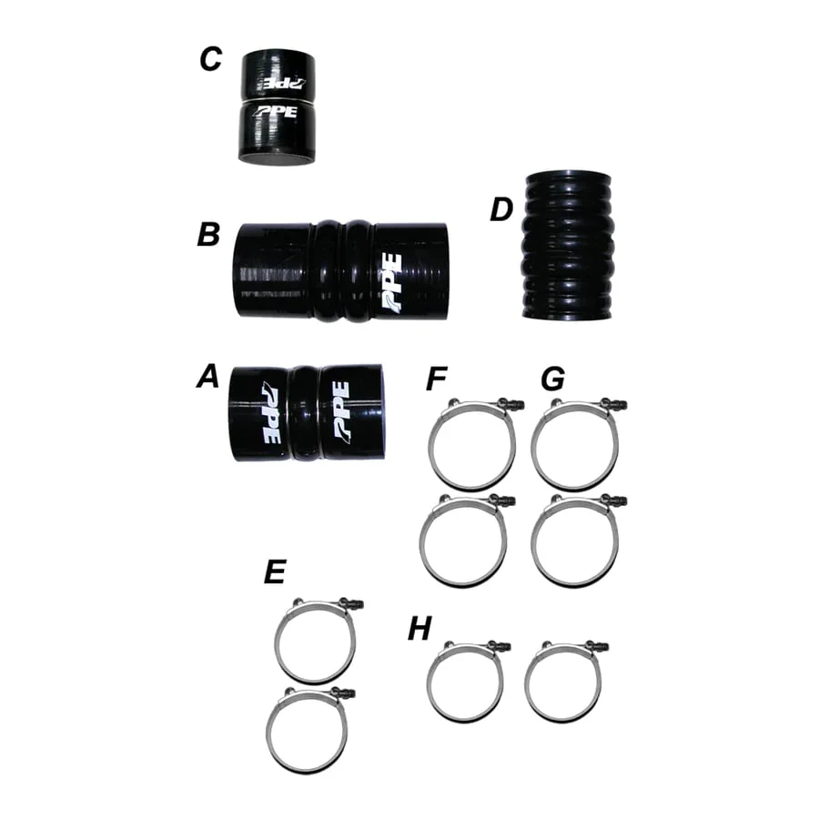 PPE Silicone Hose Kit for Intercooler 01-16 6.6L GM Duramax - Image 5