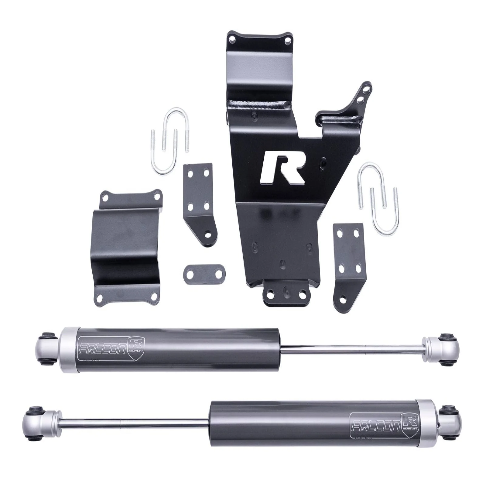 ReadyLIFT Bolt On Falcon-equipped Dual Steering Stabilizer System 05-26 Ford F-450/F550 - Image 2