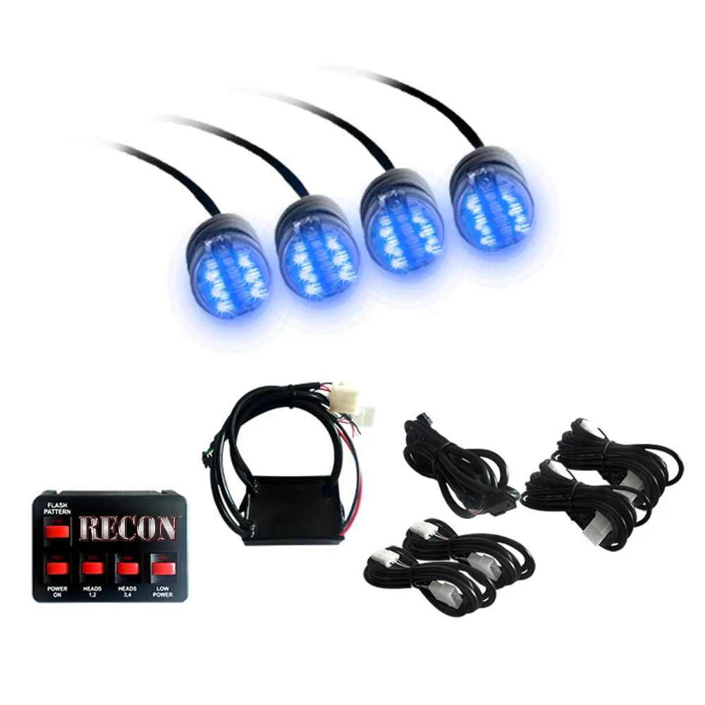 RECON 4-Bulb Professional-Grade LED Strobe Light Kit - Image 3