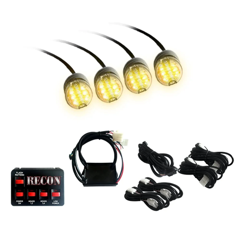 RECON 4-Bulb Professional-Grade LED Strobe Light Kit - Image 5