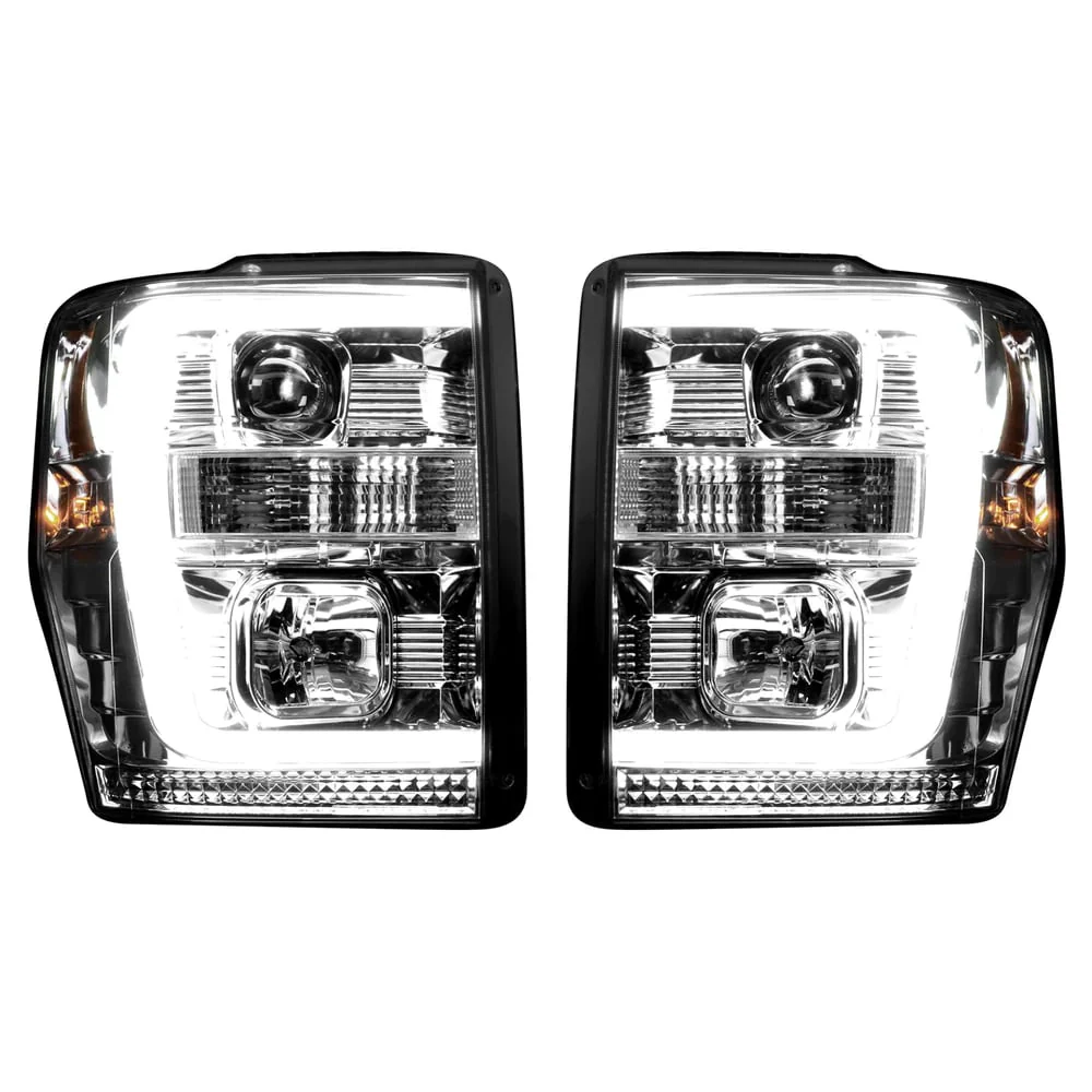 RECON Projector Headlights with OLED Halos 08-10 Ford SuperDuty - Image 2