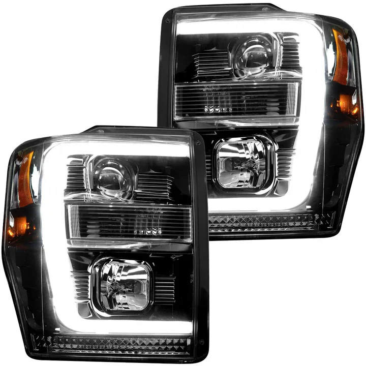 RECON Projector Headlights with OLED Halos 08-10 Ford SuperDuty - Image 5