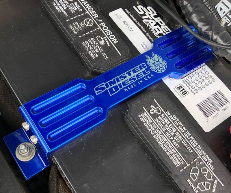 Sinister Diesel Battery Hold Downs 11-22 Ford 6.7L Powerstroke - Image 5