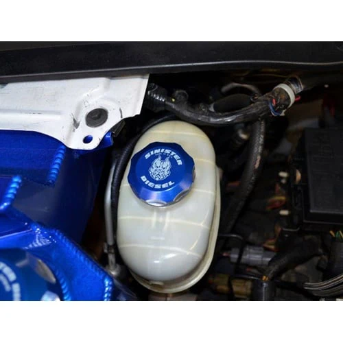 Sinister Diesel Billet Master Cylinder Cap 99-16 Ford Powerstroke - Image 5