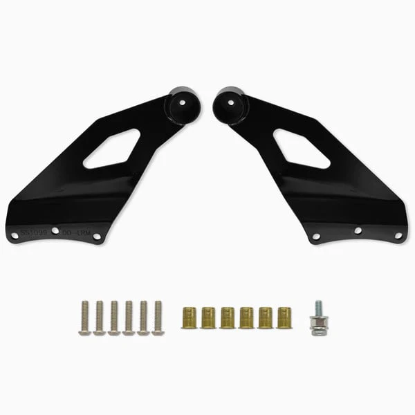 SoCal SuperTrucks 50" LED Light Bar Roof Mount Brackets | Curved Single Post | 01-06 GM 2500HD/3500