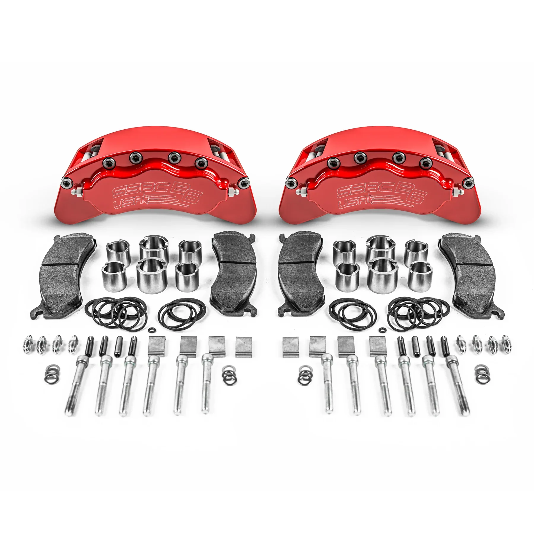 SSBC-USA B6-Brawler Direct Fit Rear Caliper Upgrade Kit 18-20 Ford 3.0L Powerstroke F-150 4WD - Image 4