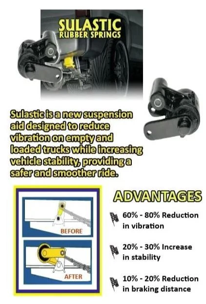 Sulastic Rubber Springs / Shackles 01-20 GM 2500HD/3500 6.6L Duramax - Image 2