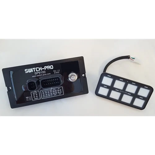 Switch-Pros 9100 Bezel Style 8-Switch Panel Power System with Concealed Mounting Hardware - Image 2