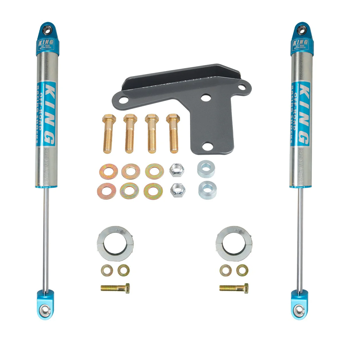 Synergy Manufacturing Dual Steering Stabilizer Kit 99-04 Ford F250/F350 - Image 2