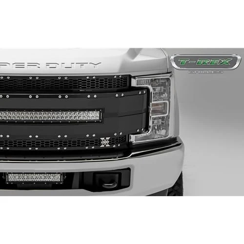 T-Rex Torch Series Black Replacement Grille with 30" LED Light 17-19 6.7L Ford Powerstroke - Image 4
