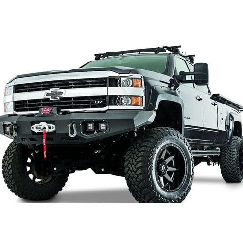 Warn 100921 Ascent Front Winch Bumper 15-19 Chevy Silverado 2500HD / 3500 4x4 - Image 2