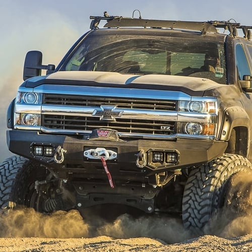 Warn 100921 Ascent Front Winch Bumper 15-19 Chevy Silverado 2500HD / 3500 4x4 - Image 6